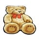 preview thumbnail 23 of 25, Panda Playmat 2'3" x 3'7" - Teddy Bear