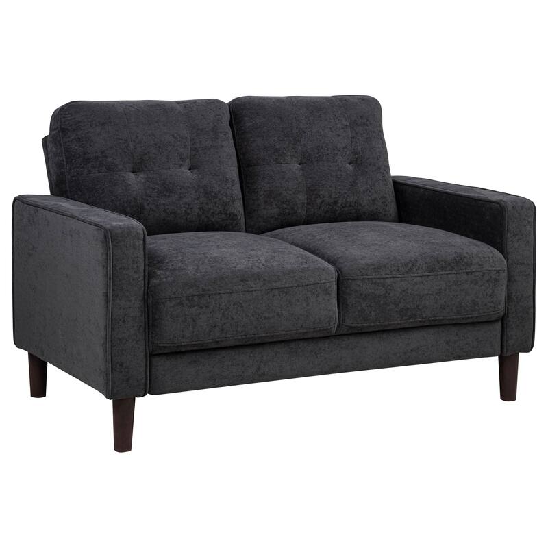 Bowen II Fabric Upholstered Track Arm Sofa Set