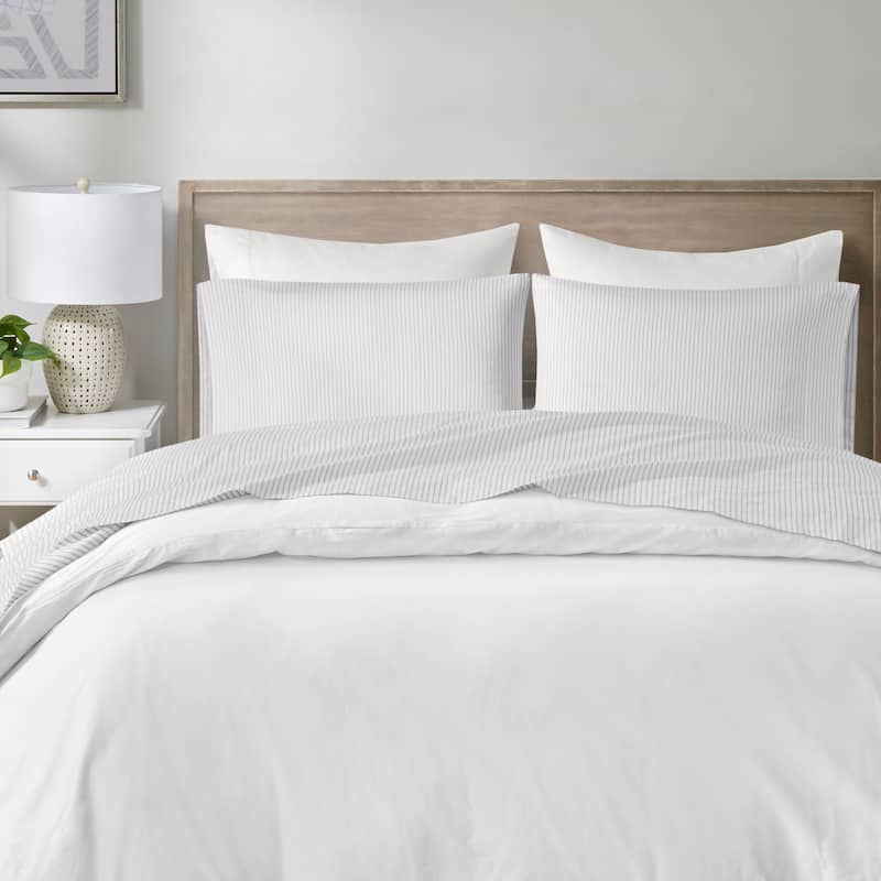 Madison Park Essentials 200 Thread Count Printed Cotton Sheet Set