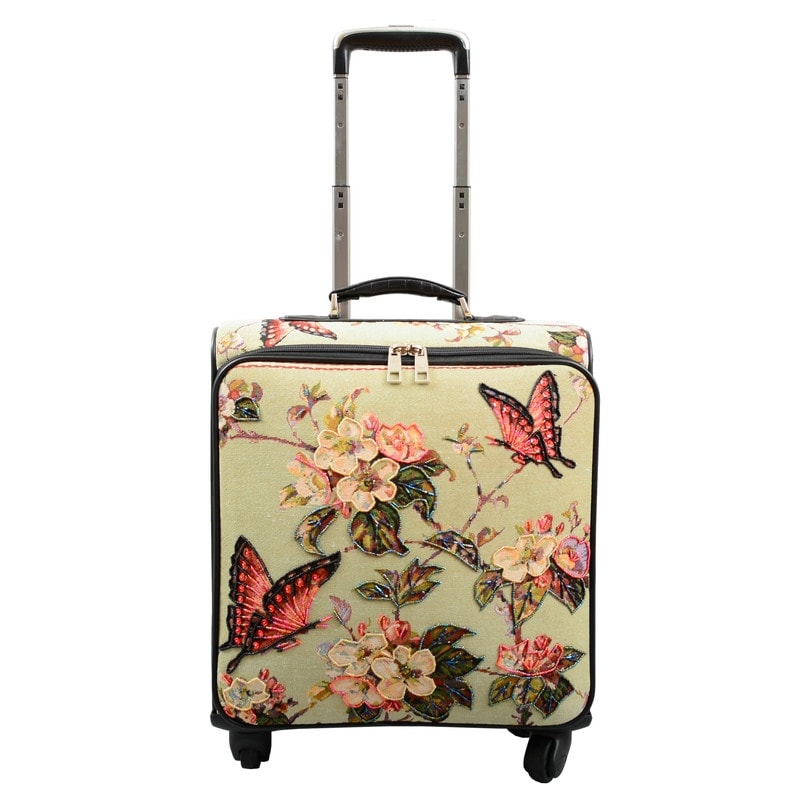 butterfly suitcase