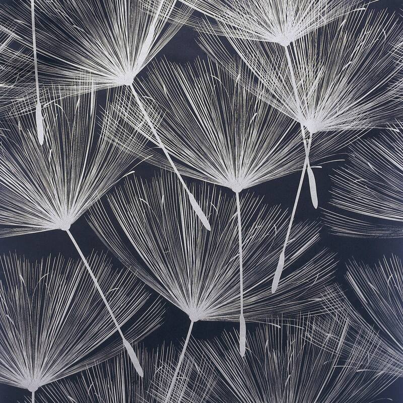 Arthouse Kazue Metallic Dandelion Wallpaper
