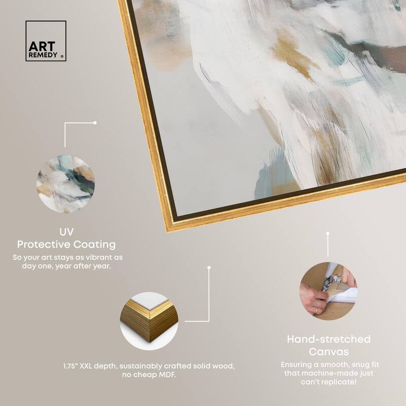 Whispering Colors II Canvas by Art Remedy