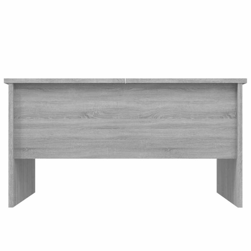 vidaXL Coffee Table Lift Top End Table Accent Side Sofa Table Engineered Wood - 31.5" x 19.7" x 16.7"