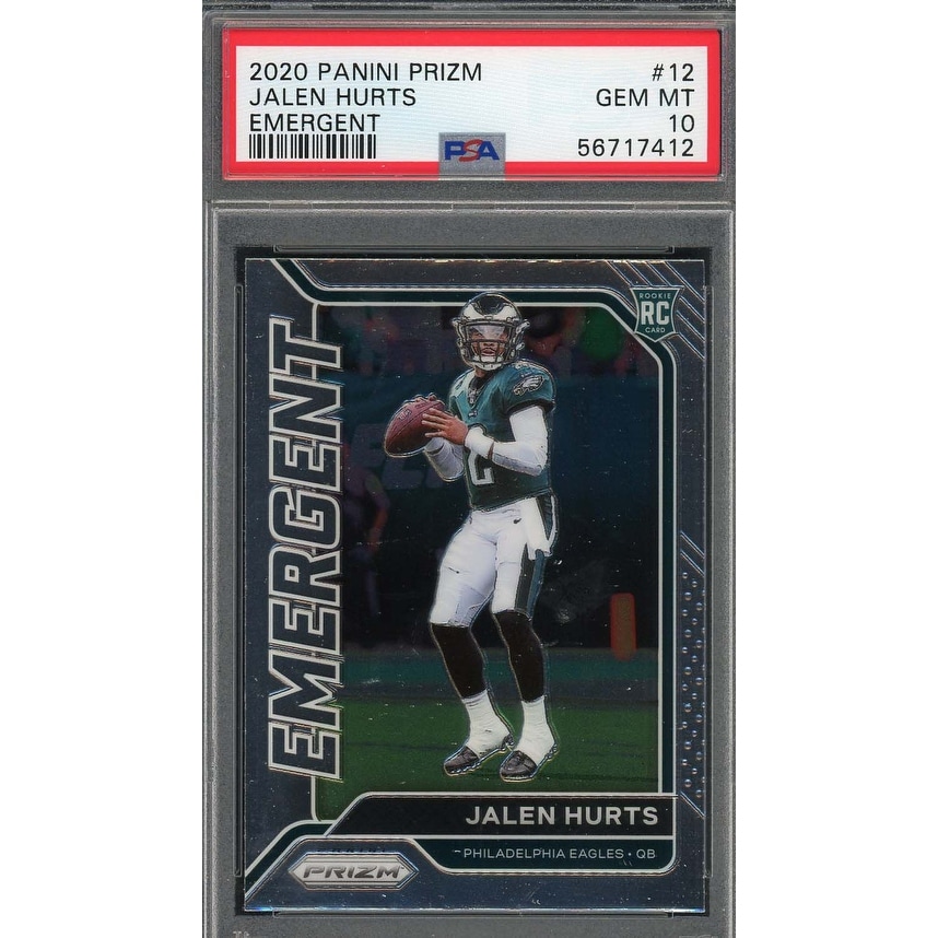jalen hurts graded rookie card Amazon.com: PSA 10 JALEN HURTS 2 CARD ROOKIE LOT FIRE BURST SHORT PRINT & DONRUSS GRADED PSA GEM MINT 10 EAGLES SUPERSTAR QUARTERBACK : Collectibles & Fine Art