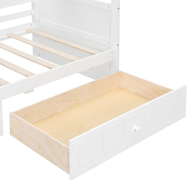 Twin Canopy Daybed with 2 Storage Drawers, Elegant & Functional