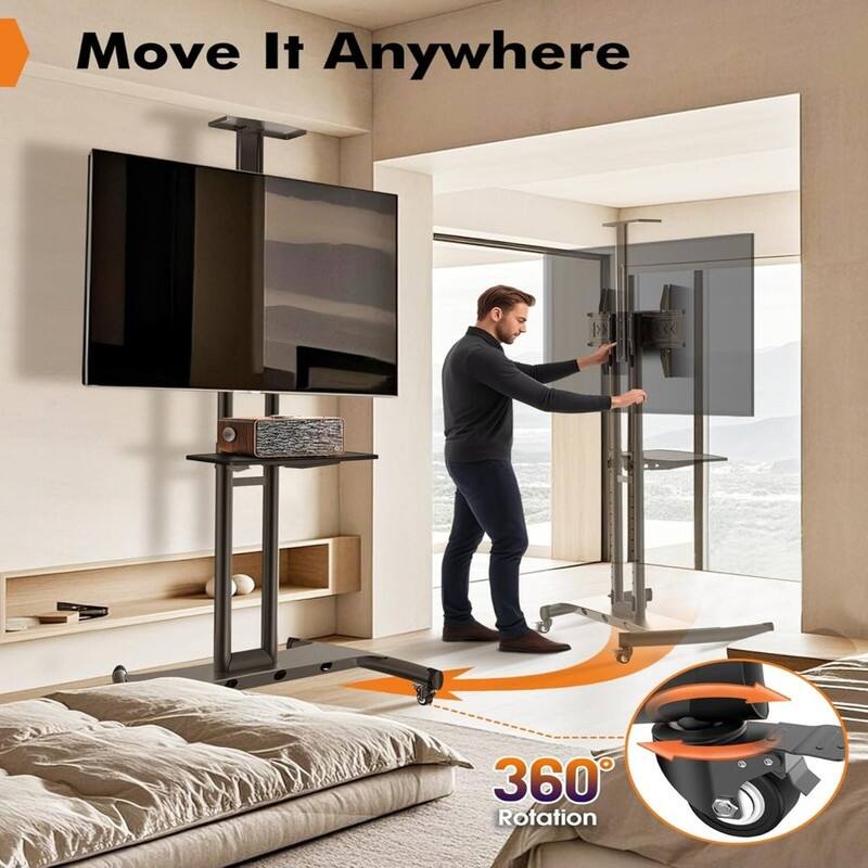 Mobile TV Cart