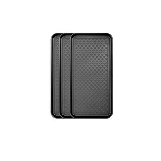 Rectangular Tray Mat Context 100% Recycled Polypropylene Indoor/Outdoor Tray Mat 3-Pack ...