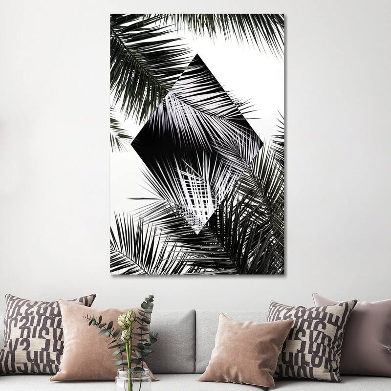 iCanvas "Palm Leaves II" by Mareike Bohmer Canvas Print