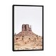 preview thumbnail 1 of 7, iCanvas "Monument Valley" by Sisi & Seb Framed Canvas Print Black - 40x26