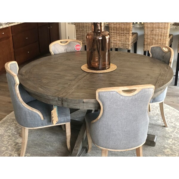 Linen Y Back Dining Chair With Handle Set Of 2