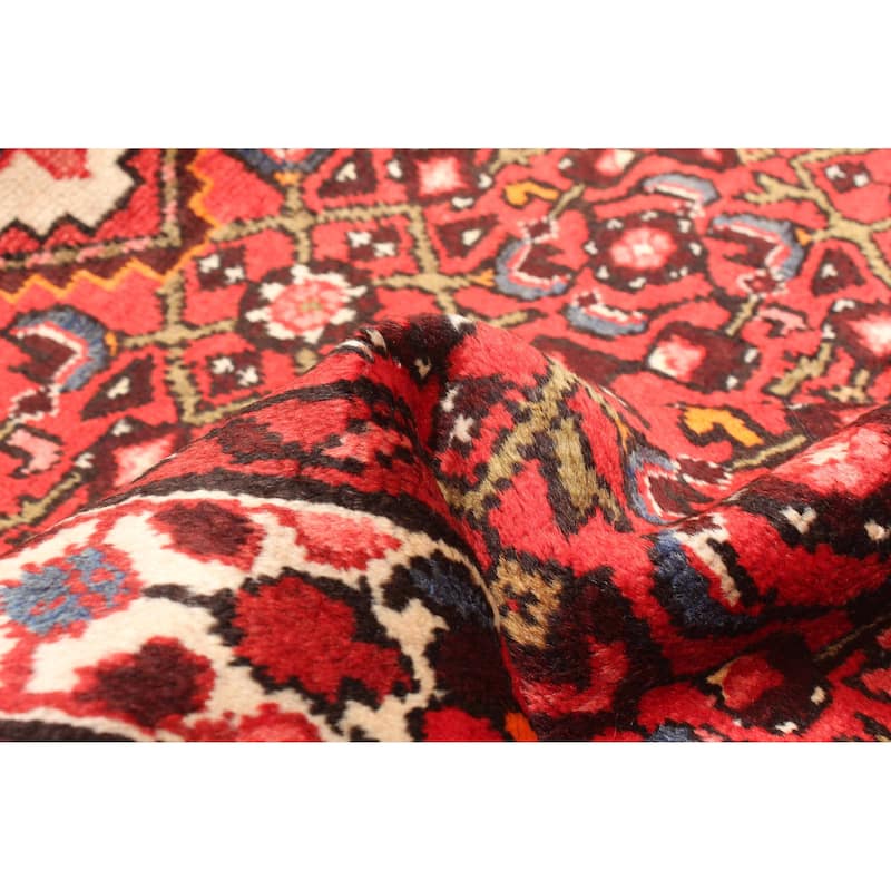 ECARPETGALLERY Hand-knotted Andelz Red Wool Rug - 2'10 x 10'0