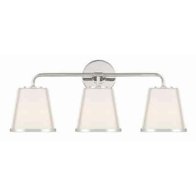 Crystorama Lighting Group FUL-913 Fulton 3 Light 23" Wide Vanity Light