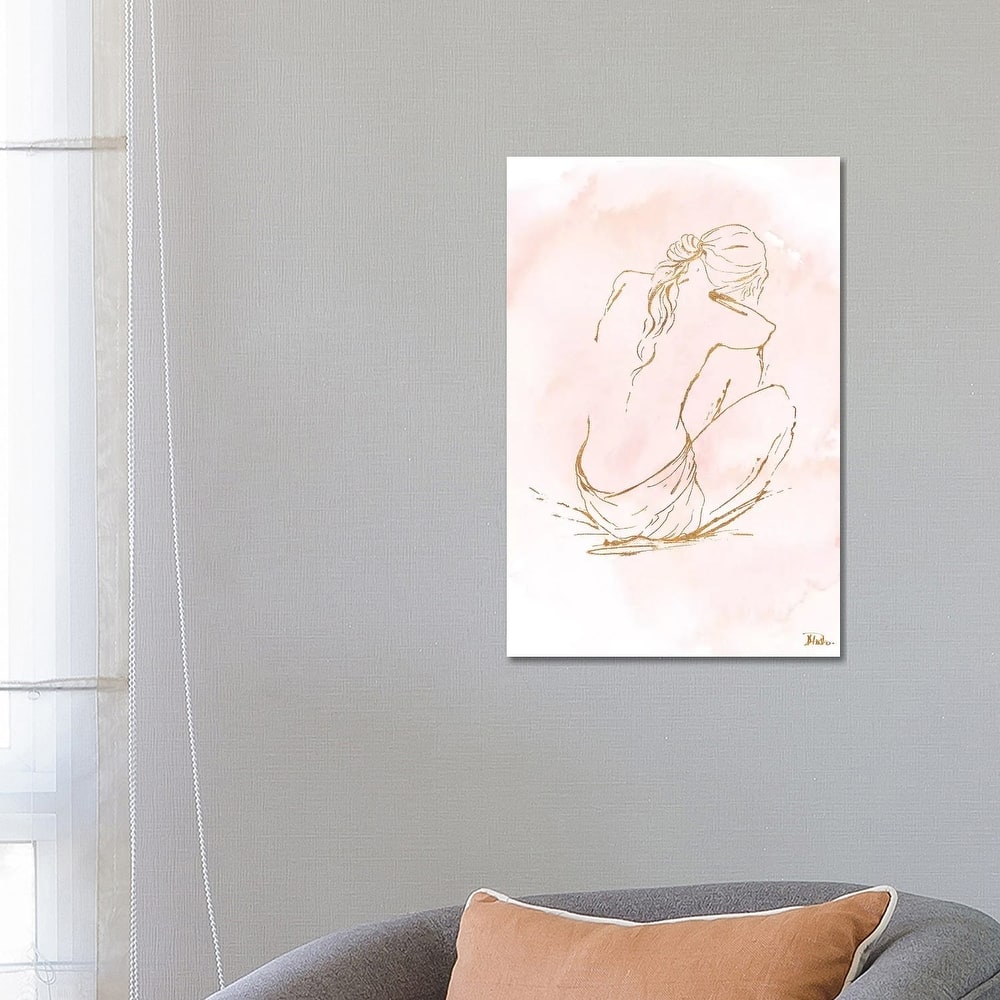 iCanvas "Nude On Pink I" by Patricia Pinto Canvas Print