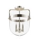preview thumbnail 2 of 6, Hunter Karloff Clear Glass 3 Light Flush Mount Ceiling Light - Rustic, Industrial, Transitional
