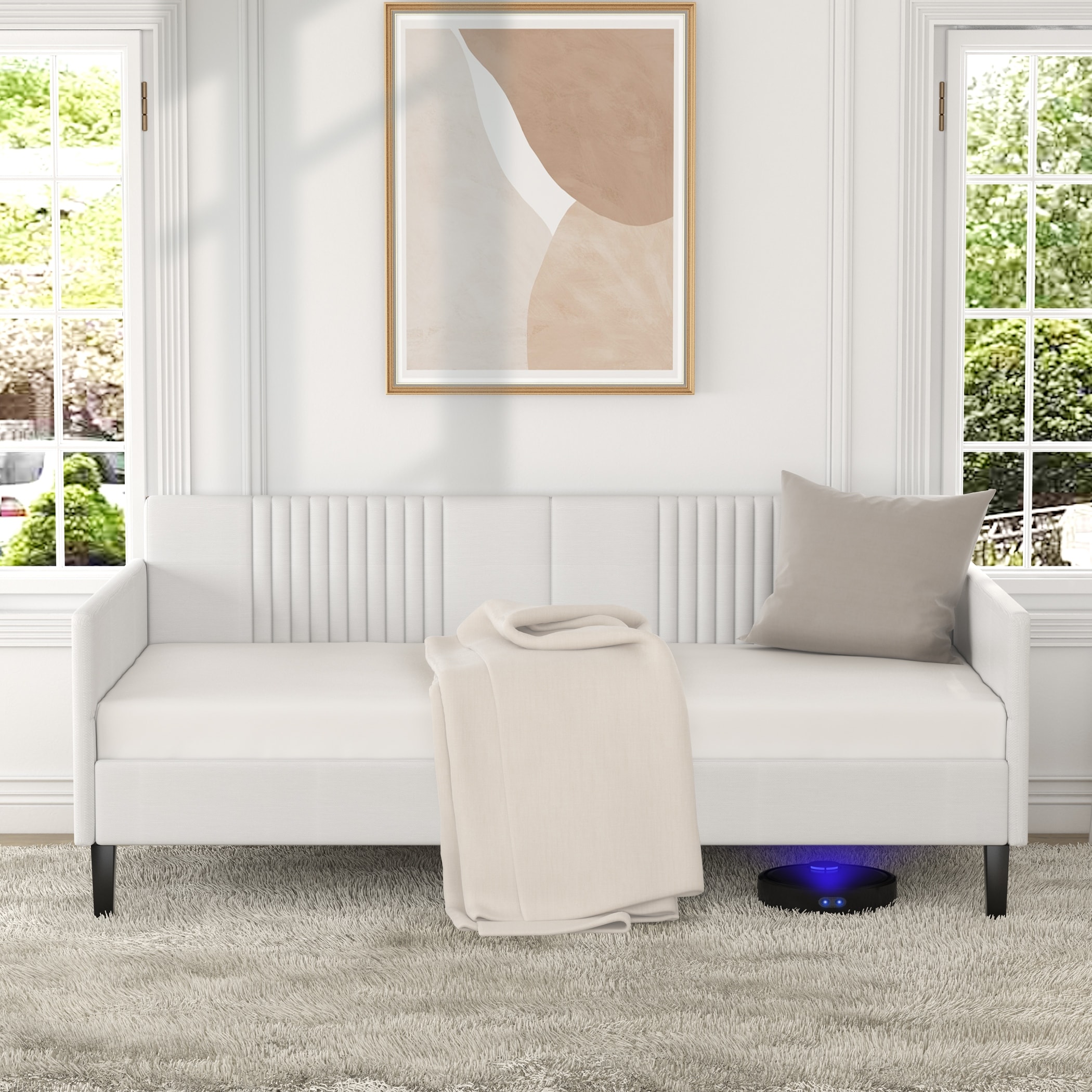 Off White Square Arms Sofas Bed Bath Beyond