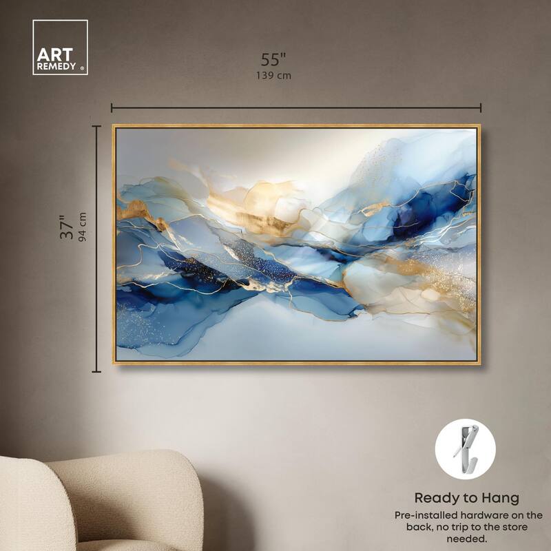 Postmodern Flow I Canvas by Art Remedy