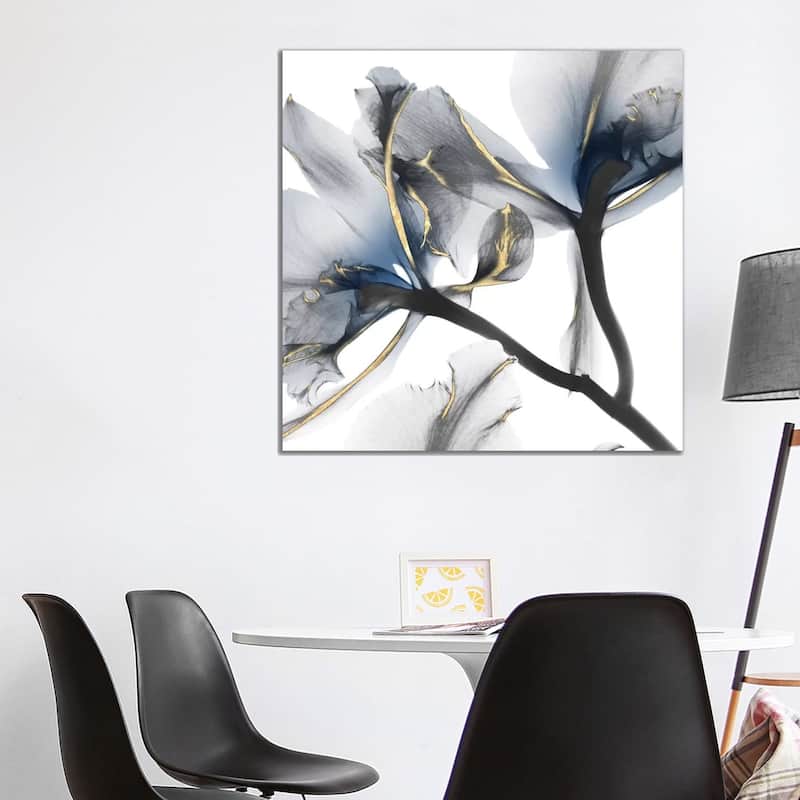 iCanvas "Indigo Luster Cyclamen II" by Albert Koetsier Canvas Print - 37x37x1.5