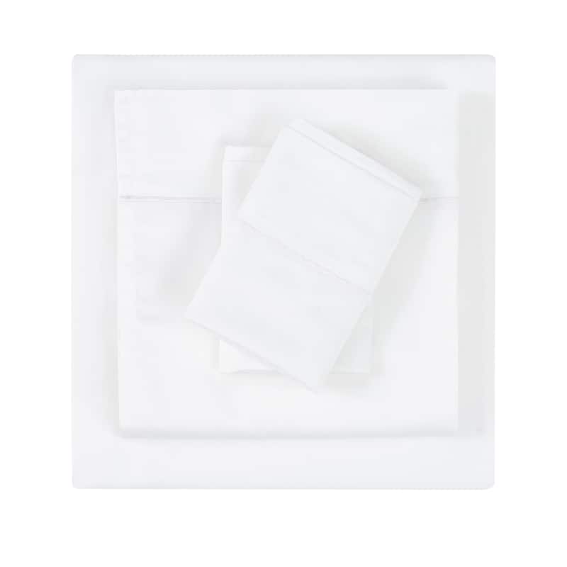 Christian Siriano NY® 300TC Cotton Sateen Pillowcase Pairs - White - Standard