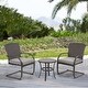 Patio Furniture Set 3 Pieces Outdoor Rattan Chair Garden Conversation ...