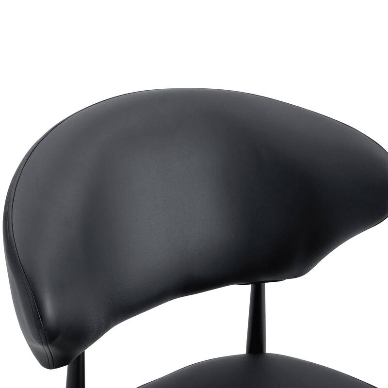 Minimalist Ergonomic Dining Chair,With A Curved Backrest For Comfortable Design