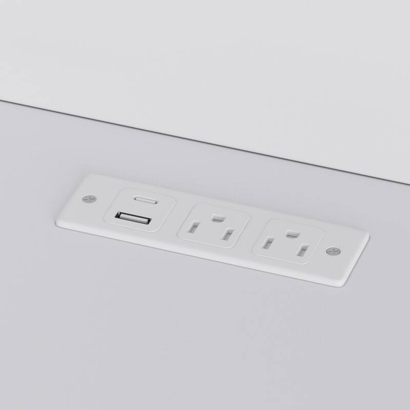 Modern 80.1" Tall Freestanding Kitchen Pantry Cabinet with Adjustable Shelves and 2 Power Outlets