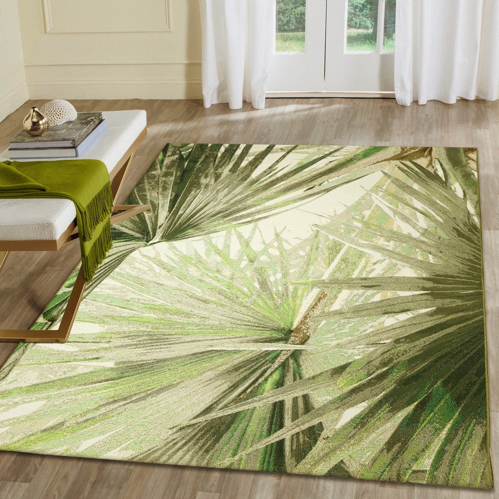 Liora Manne Marina Palm Fan Indoor/Outdoor Rug