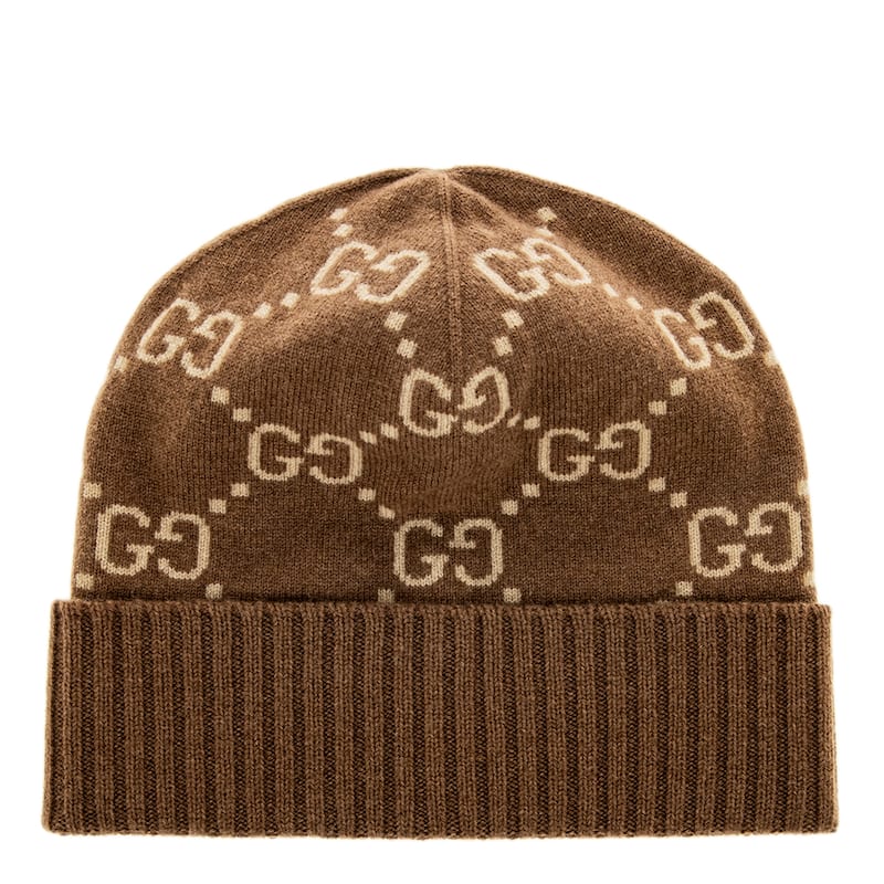 Gucci GG Cashmere Jacquard Hat - S