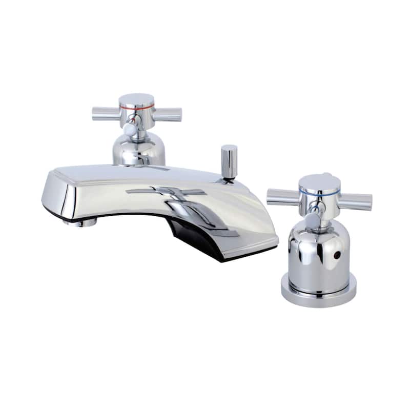 Kingston Brass Concord 1.2 GPM Widespread Bathroom Faucet with Metal - Polished Chrome