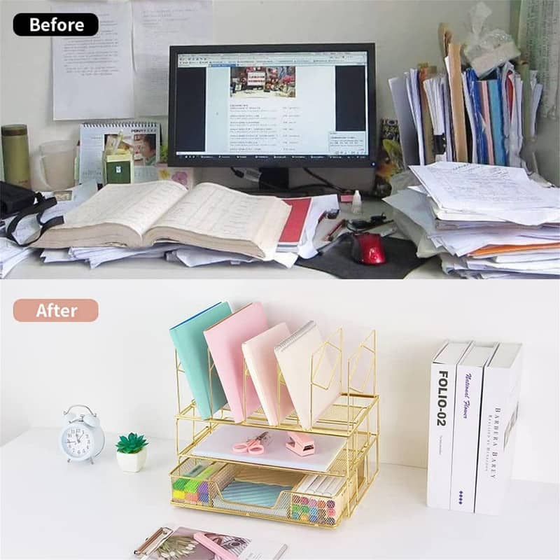 Desk Organizers and Accessories - 12.99"D x 9.06"W x 11.62"H