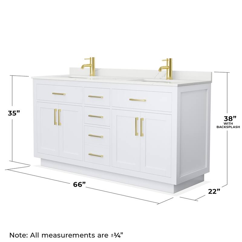 Wyndham Collection WCG262666D-QTZ-UNSMXX Beckett TK 66" Free Standing