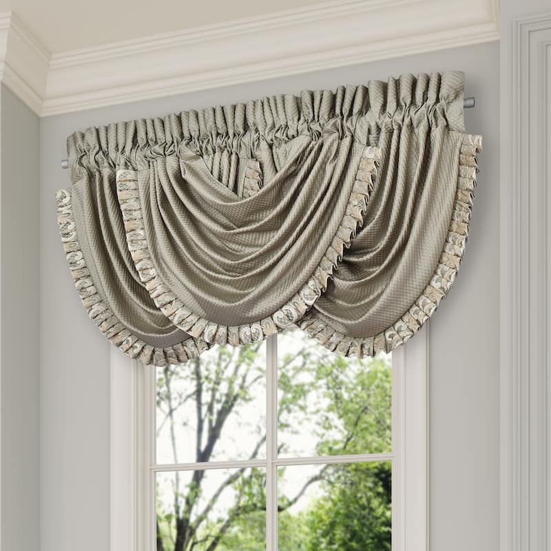 Piazza Window Waterfall Valance