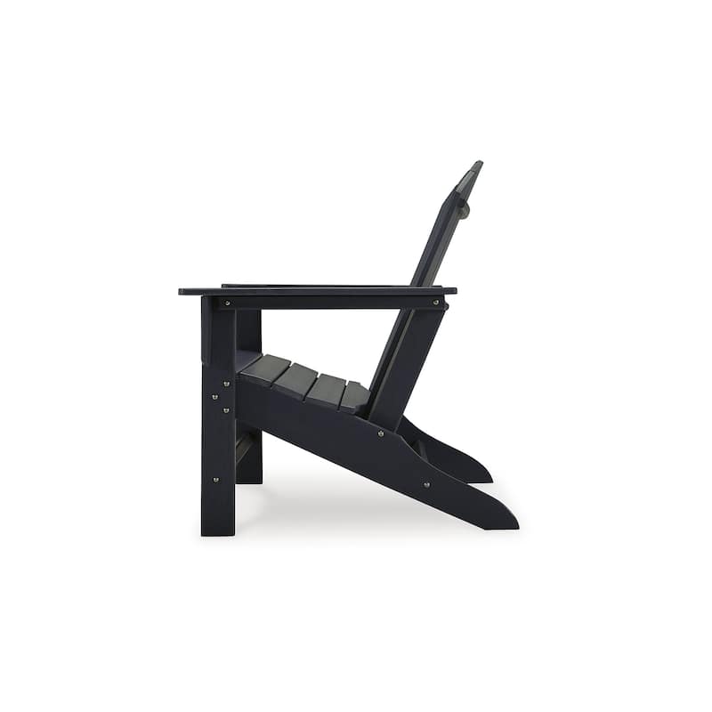 Signature Design by Ashley Sundown Treasure Black Adirondack Chair - 31.25" W x 33.38" D x 38" H