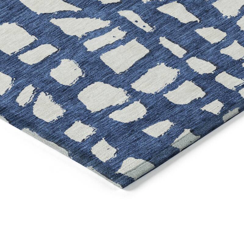 HomeRoots Abstract Transitional Rectangle Outdoor Rug