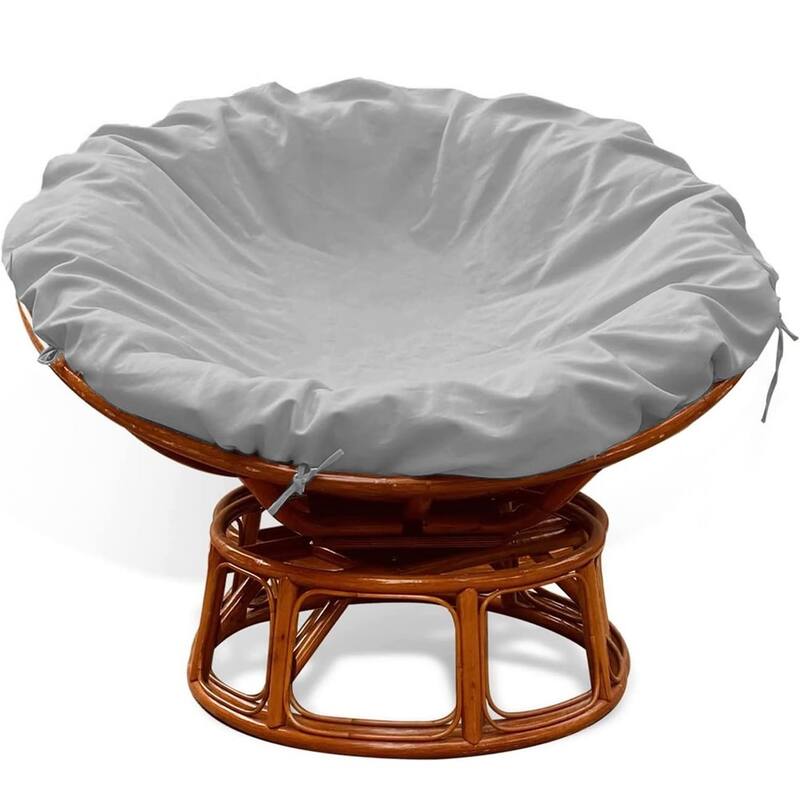 Cushion Cover, Water Resistant Chair Cushion Slipcover for Outdoor and Indoor - 50"Lx50"Wx0.39"H - Grey - 50"Lx50"Wx0.39"H