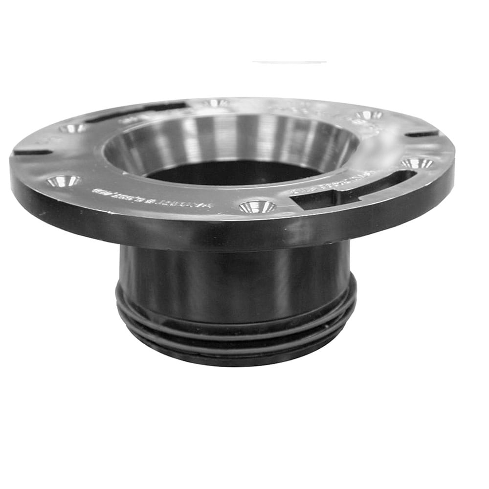 Jones Stephens C4733A 3" x 3" ABS Plastic Two Finger Closet Flange