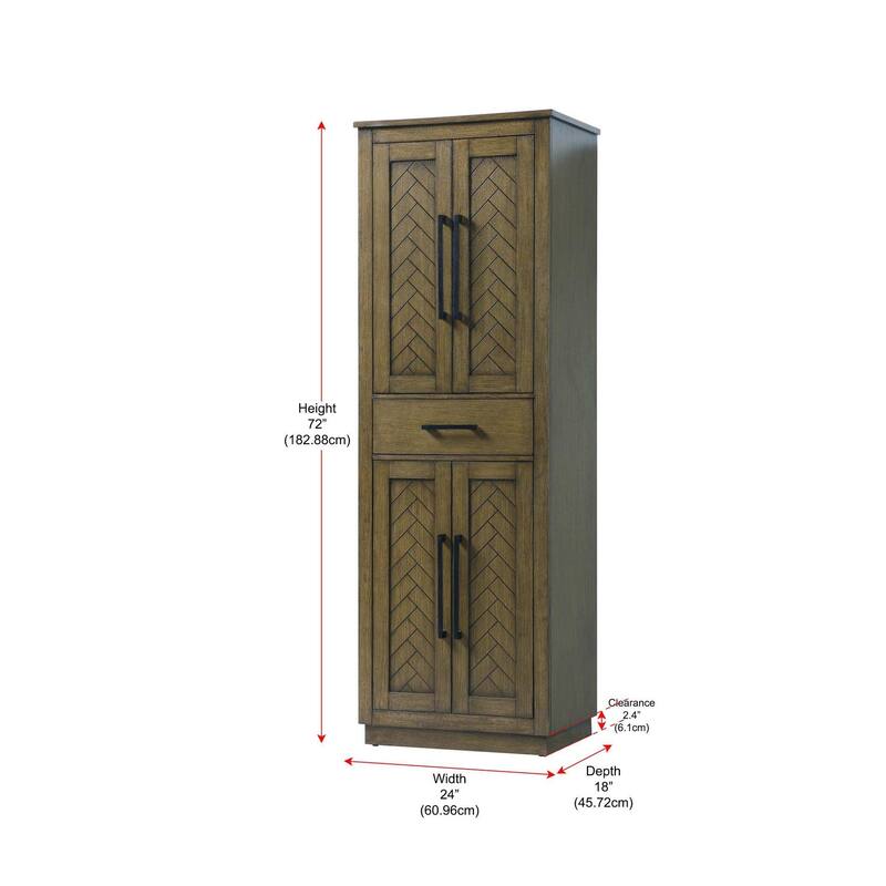Raphael Bath Storage Cabinet (16-28 In.)