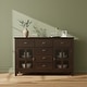 preview thumbnail 28 of 78, WYNDENHALL Stratford Solid Wood Transitional Sideboard Buffet - 54 inch Wide Dark Chestnut Brown