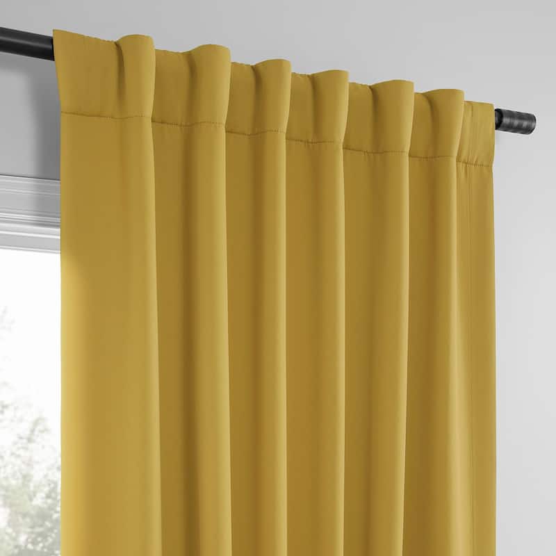 Exclusive Fabrics Room Darkening Curtains for Bedroom & Living Room Curtains - Window Drapes (2 Panels).