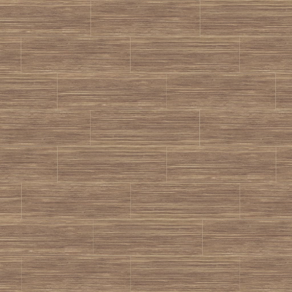 Merola Tile Larchwood Ipe 15-3/4" x 47-1/4" Fluted Ceramic Wall Tile
