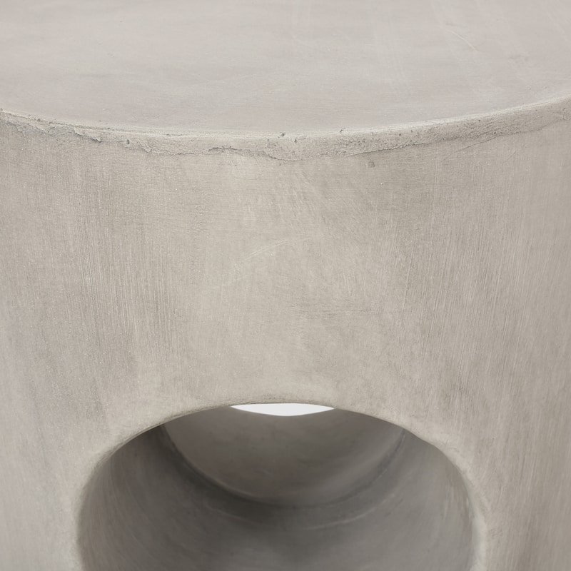 Christopher Knight Home Sirius Indoor Contemporary Lightweight Concrete Accent Side Table - 14.50"W x 14.50"D x 18.50"H