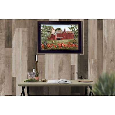 TrendyDecor4U Contemporary "Summer Days" Framed Print Wall Art by Billy Jacobs