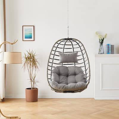 Rilyson Foldable Hanging Egg Chair without Stand