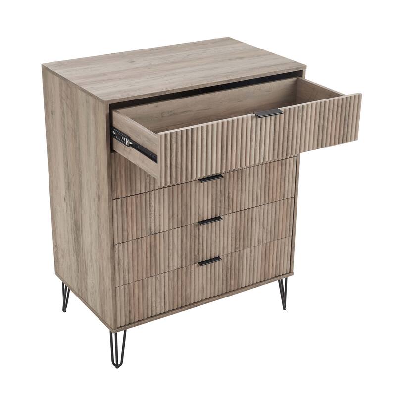 Manhattan Comfort 2-Piece Dumbo Modern Multi Drawer Dresser Set