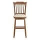 preview thumbnail 36 of 65, Eleanor Slat Back Wood Swivel Stool by iNSPIRE Q Classic