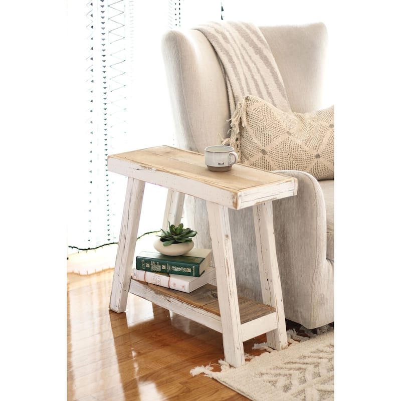 White Combo Aztec Accent table