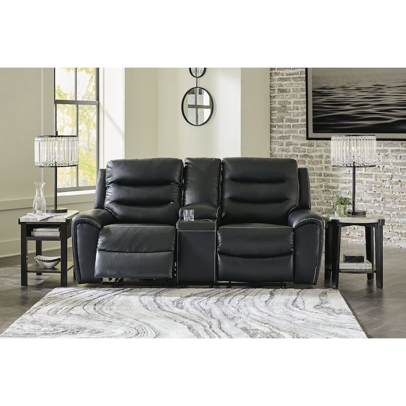 Signature Design by Ashley Warlin Black 2-Piece Upholstery Package - 90"W x 41"D x 40"H