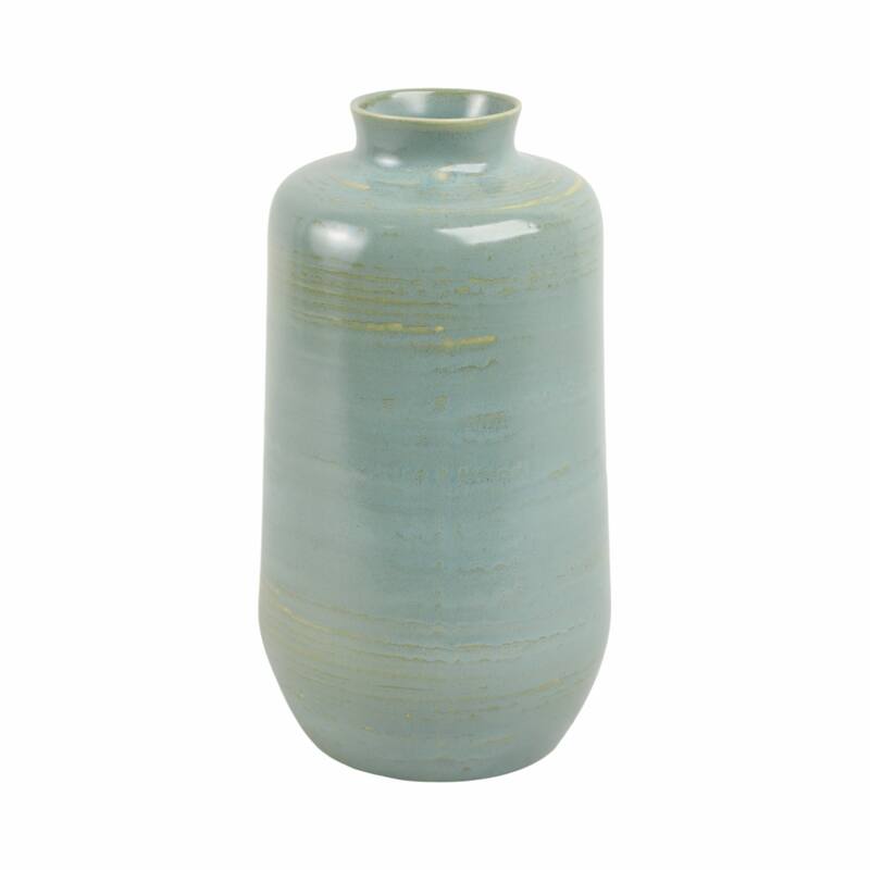 Decorative Vase - Green Ceramic Minimalist
