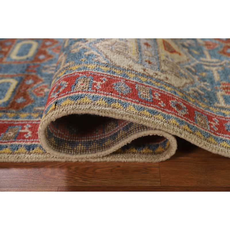 Blue Heriz Serapi Runner Rug Handmade Wool Carpet - 2'6"x 8'0"