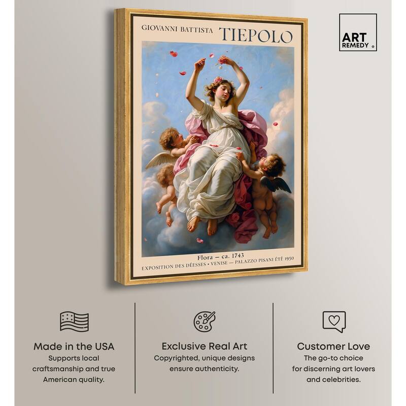 Flora in the Venetian Sky Canvas by Art Remedy