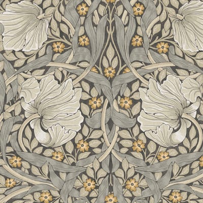 William Morris Pimpernel Grey Wallpaper